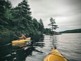 camping en kayak