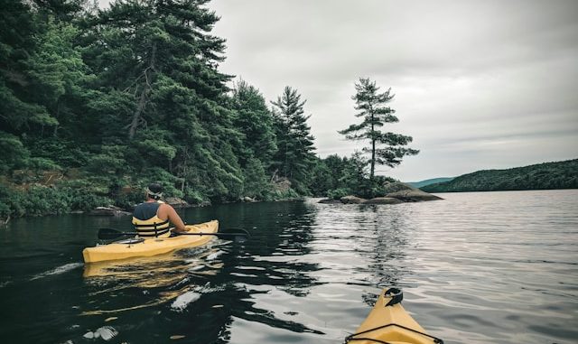 camping en kayak