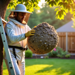 Nid de guêpes en hauteur : comment s’en débarrasser en toute sécurité